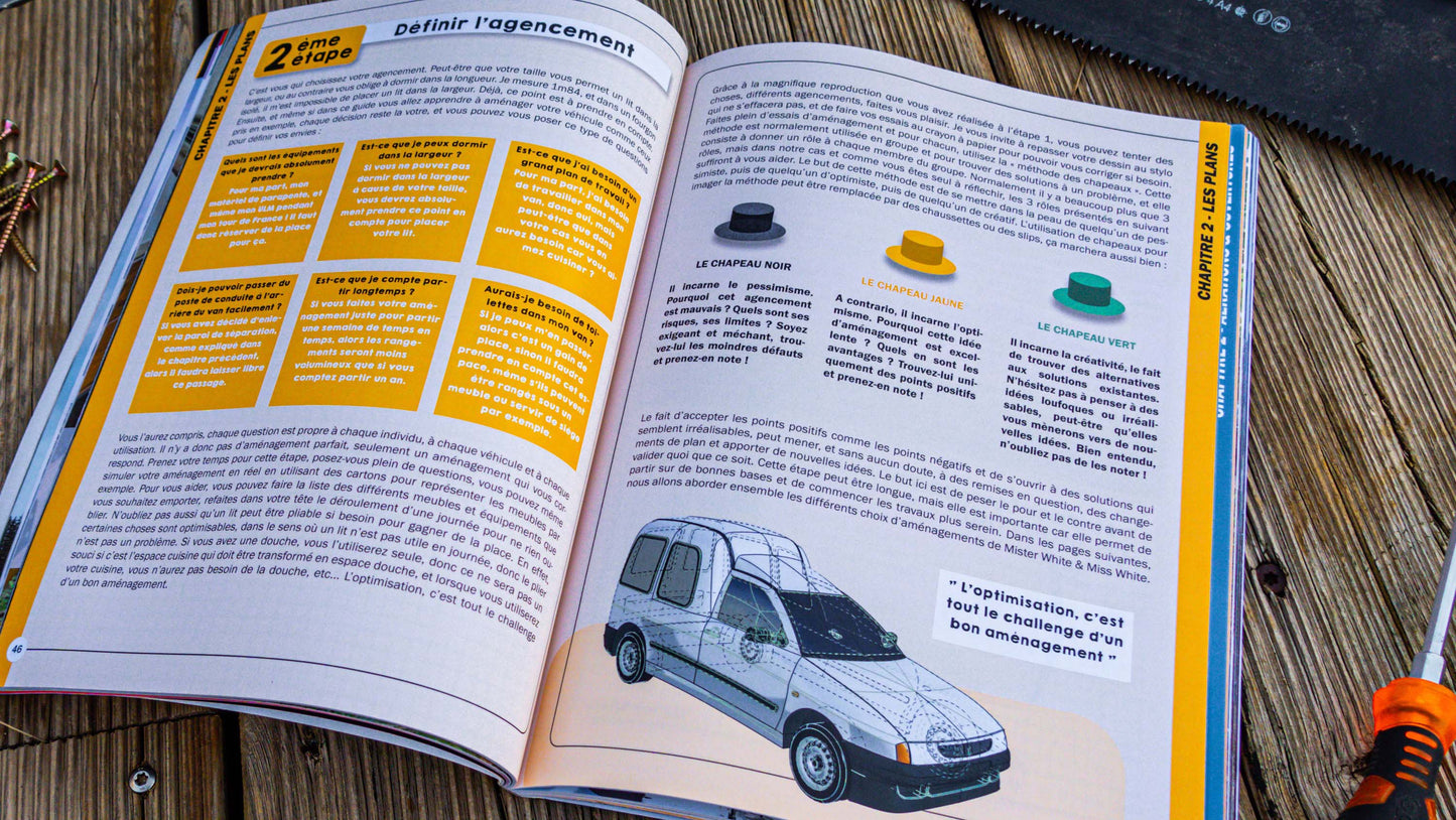 J'AMÉNAGE MON VAN ! Le premier guide bricolage & vanlife interactif