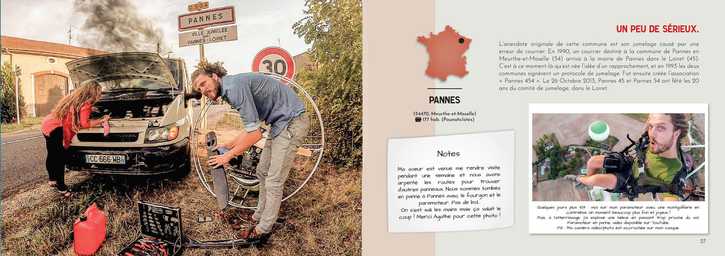 Mon tour de France en passant par Mars - Le livre